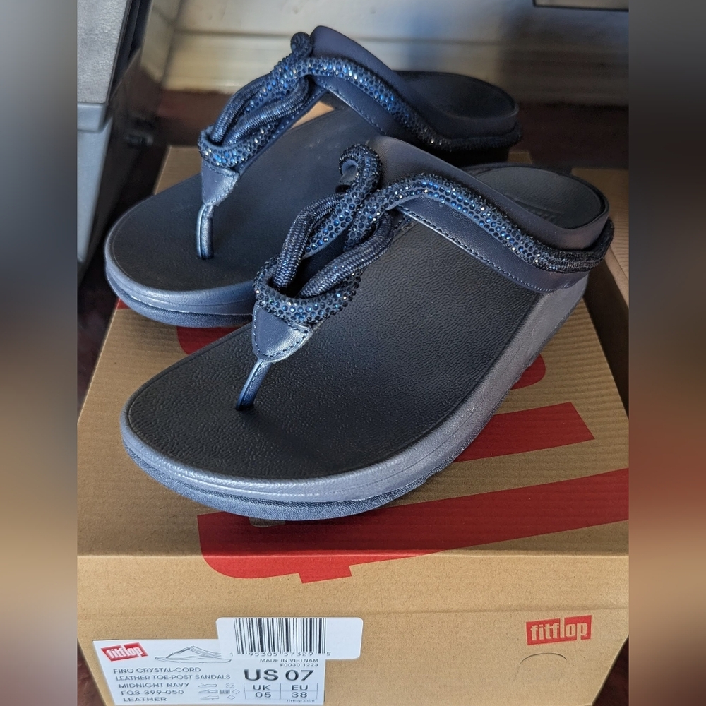 FitFlop Women's Dark Gray Sandals